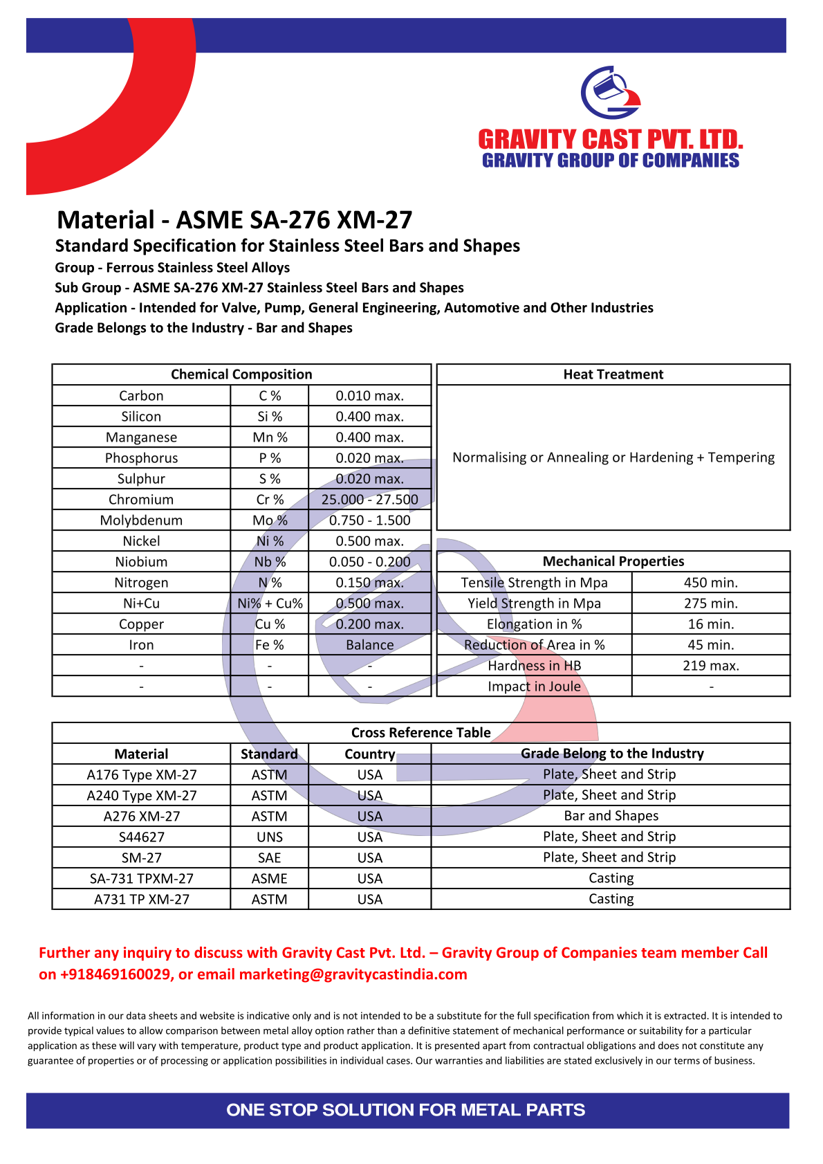 ASME SA-276 XM-27.pdf